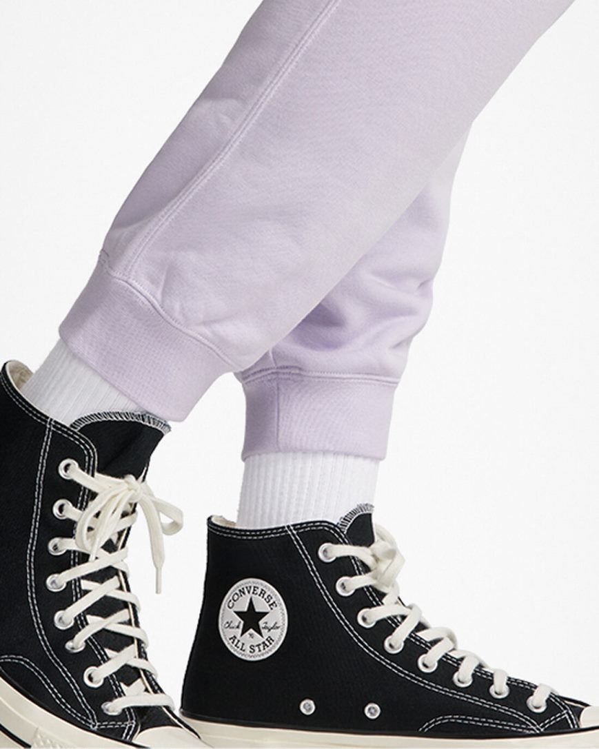 Tepláky Converse Go-To Embroidered Star Chevron Standard Fit Fleece Panske Nachový | SK OQ5XR8